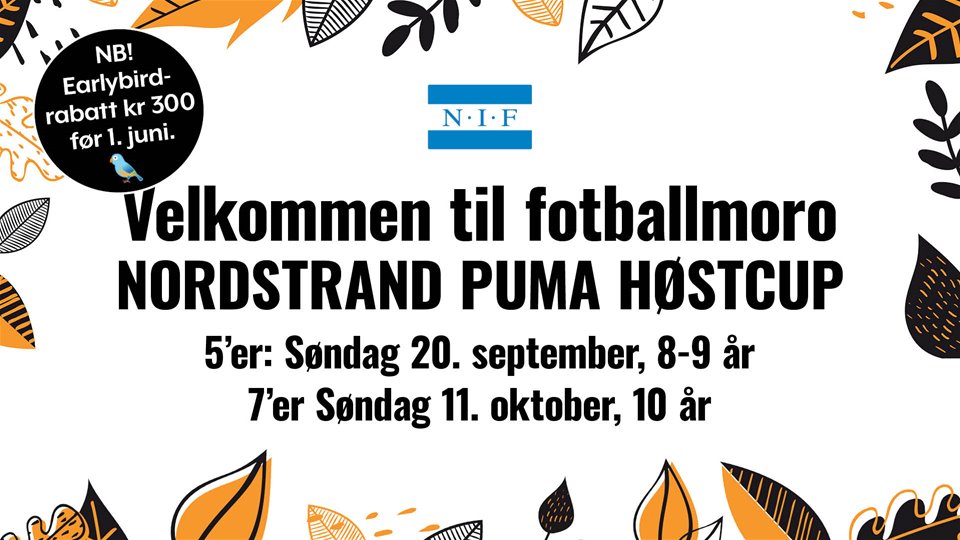 Påmeldingen er åpnet til høstens cuper!