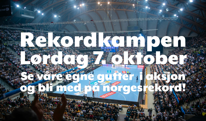 Bli med og sett norgesrekorder i Håkons Hall!