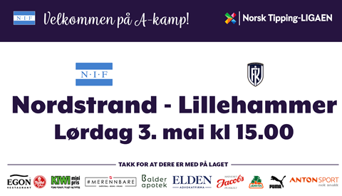 Ny hjemmekamp for A-laget lørdag