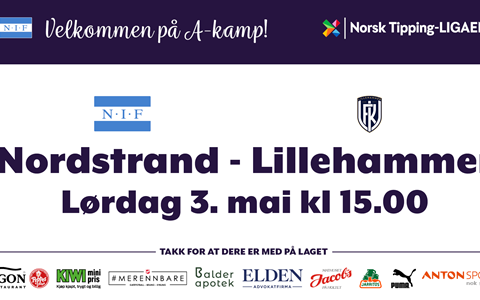 Ny hjemmekamp for A-laget lørdag