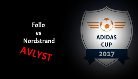 Kamp vs Follo avlyst Adidas Cup tirsdag 23. mai