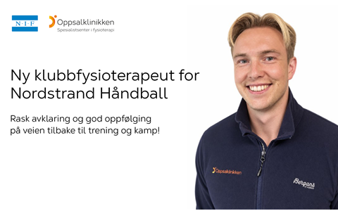 Ny klubbfysioterapeut for Nordstrand Håndball