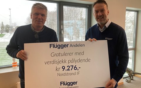 Takk for støtten, Flügger!