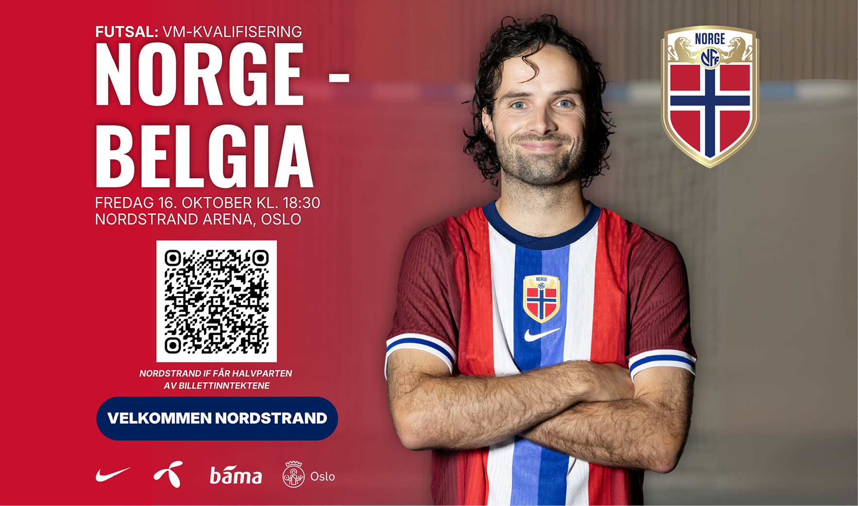 Se Futsal-landslagets VM-kval på Niffen!