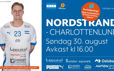 Seriestart hjemme på søndag!