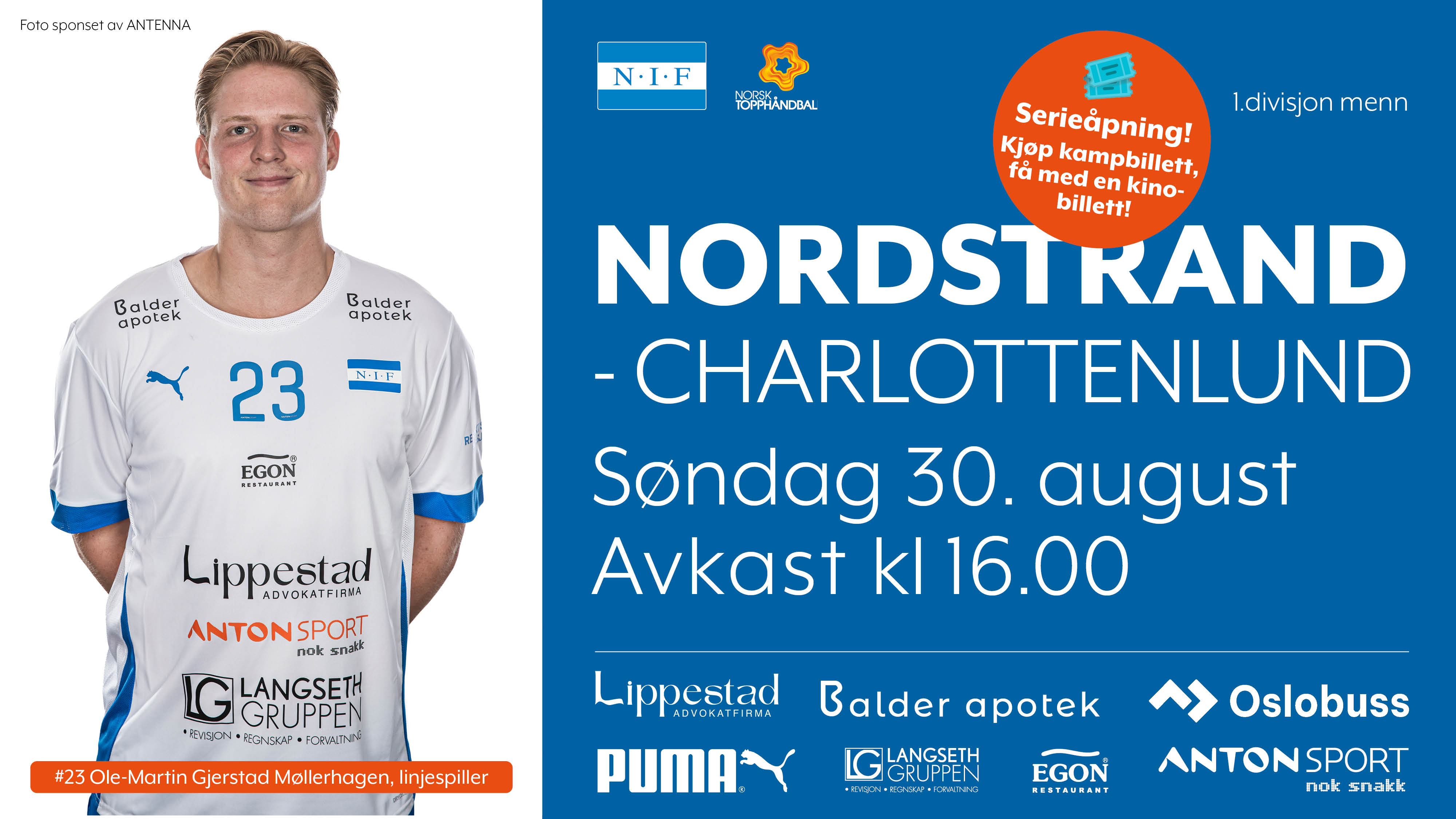 Seriestart hjemme på søndag!
