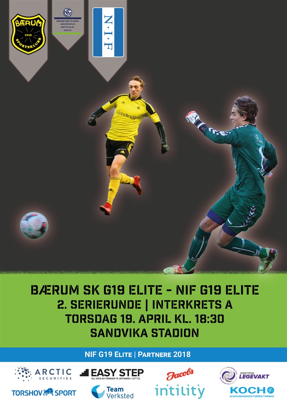 2. serierunde i Interkrets A mot Bærum SK G19 Elite