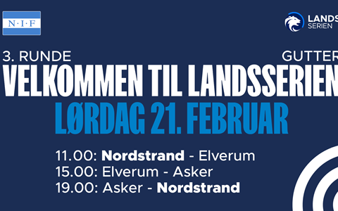 Hjemme på lørdag? Kom i hallen!