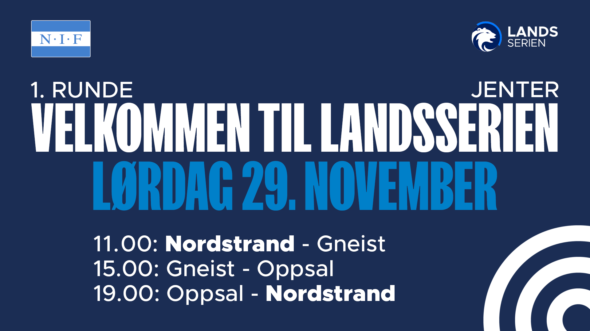 Klart for Landsserien!