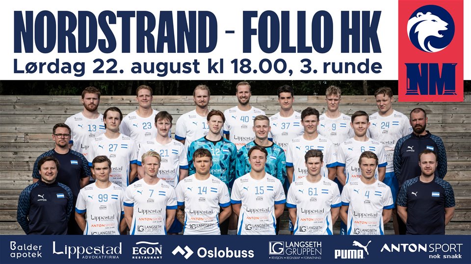 3. runde NM i morgen, lørdag!