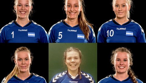 Seks jenter representerer Nordstrand