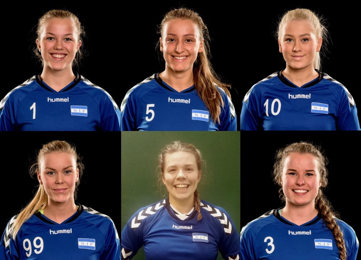 Seks jenter representerer Nordstrand