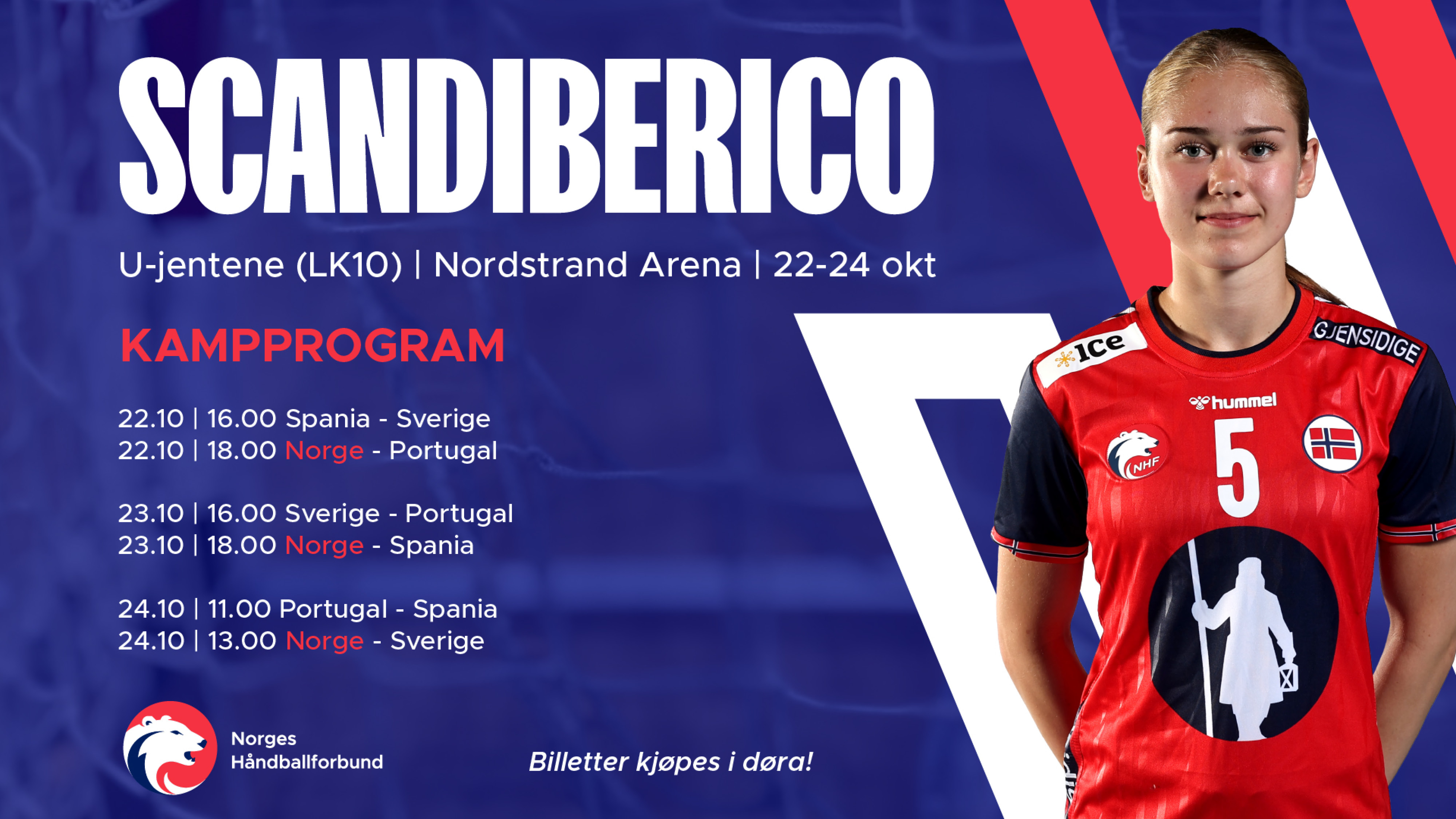 Se U-landslaget (J2010) i Nordstrand Arena!