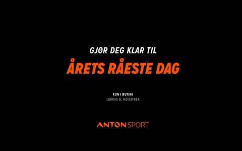 Lørdag på Anton Sport