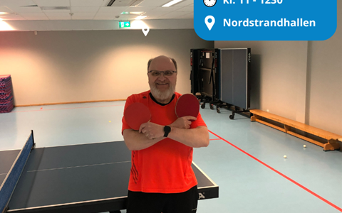 Invitasjon til ny bordtennisgruppe på Nordstrand