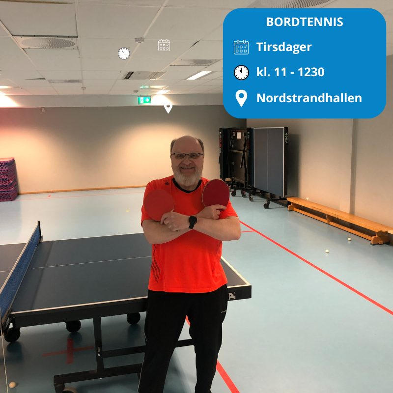 Invitasjon til ny bordtennisgruppe på Nordstrand
