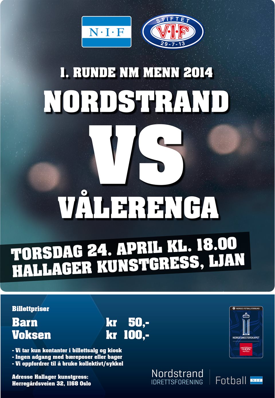 NM Nordstrand vs Vålerenga 24. april