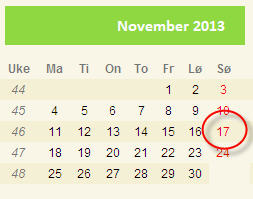 Hold av 17. november