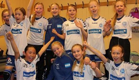 Jenter 11 hadde en røff kamp mot Njård 7. april